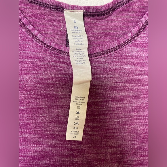 Lululemon magenta racer back athletic workout tank top 🌸 - Picture 6 of 6